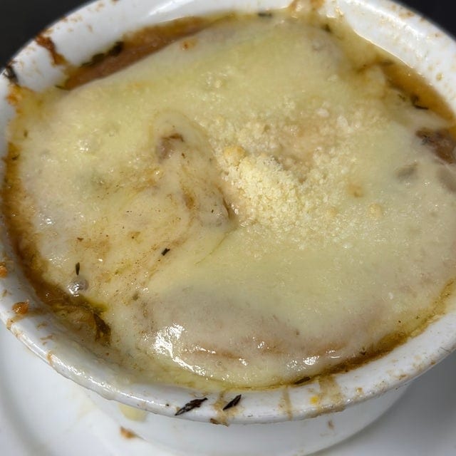 French Onion Soup.