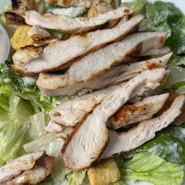 Chicken Caesar Salad.