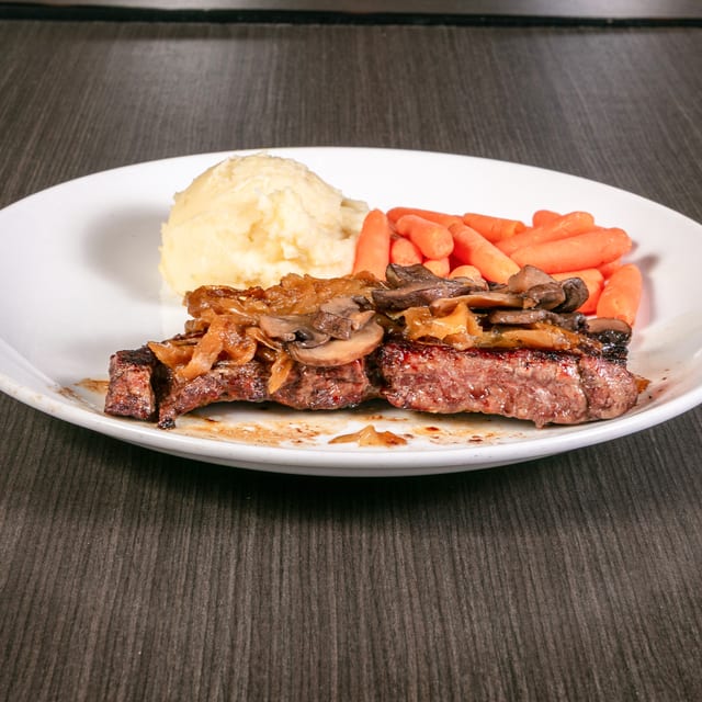 Sirloin Strip Steak.