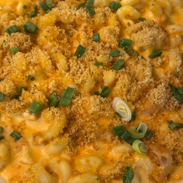 Buffalo Chicken Mac & Cheese.